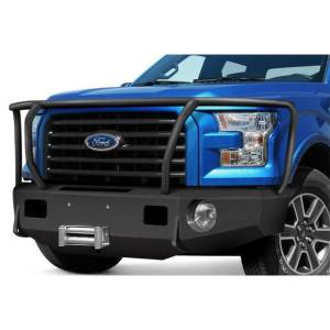 TrailReady - TrailReady 12420G Full Guard Winch Front Bumper with Adaptive Cruise for Ford F-450/F-550 Superduty 2023-2024 - Image 4