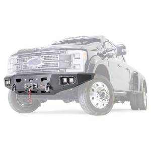 Truck Bumpers - Warn - Warn 107181 Ascent HD Front Bumper for Ford F-450/F-550 Superduty 2017-2022