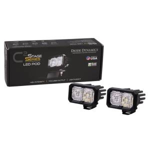 Expedition One - Expedition One DD-SSC2-SP-DD6392P SSC2 Sport Diode Dynamics 2" Flood Beam Pattern LED Pod Light with White Backlight - Image 5