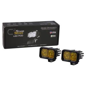 Expedition One - Expedition One DD-SSC2-SP-AMB-DD6396P SSC2 Sport Diode Dynamics 2" Flood Beam Pattern LED Pod Light with Amber Backlight - Image 4
