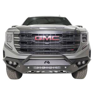 Fab Fours GS23-D5852-B Vengeance Series Front Bumper with Pre-Runner Guard Bare and Sensor Holes for GMC Sierra 1500 2022-2023