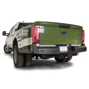 Fab Fours - Fab Fours FS23-RT5950-1 SD Red Steel Rear Bumper for Ford F-250/F-350 2023-2024 - Image 2
