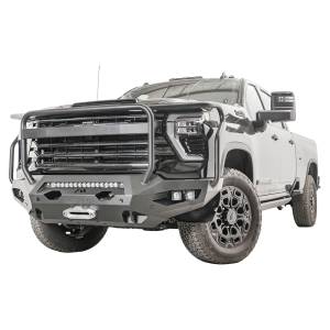 Fab Fours - Fab Fours CH24-X6150-1 Matrix Front Bumper with Full Grille Gaurd for Chevy Silverado 2500HD/3500 2024 - Image 3