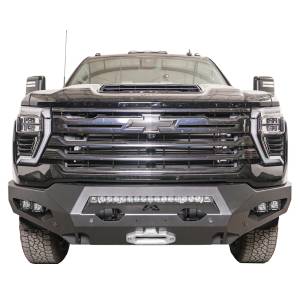 Bumpers By Vehicle - Chevy Silverado 2500/3500 - Fab Fours - Fab Fours CH24-X6151-1 Matrix Front Bumper for Chevy Silverado 2500HD/3500 2024