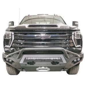 Bumpers By Vehicle - Chevy Silverado 2500/3500 - Fab Fours - Fab Fours CH24-X6152-1 Matrix Front Bumper with Pre-Runner Guard for Chevy Silverado 2500HD/3500 2024