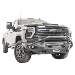 Fab Fours - Fab Fours CH24-X6152-B Matrix Front Bumper with Pre-Runner Guard for Chevy Silverado 2500HD/3500 2024 - Image 3