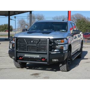 Truck Bumpers - Steelcraft - Steelcraft 60-10495C Elevation Front Bumper with Grille Guard for Chevy Silverado 1500 2022-2024