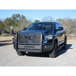 Truck Bumpers - Steelcraft - Steelcraft 60-13380C Elevation Front Bumper with Grille Guard for Toyota Tundra 2014-2021