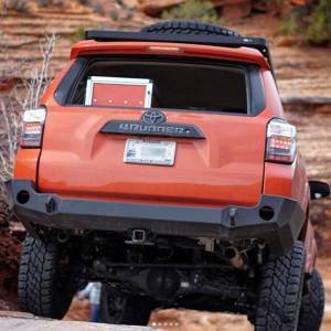 Expedition One - Expedition One 4R10+RB-BARE Trail Series Base Rear Bumper for Toyota 4Runner 2010-2024 - Bare Steel - Image 2
