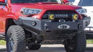 Expedition One - Expedition One 4R14+FB-H-PC Trail Series Front Bumper with Single Hoop for Toyota 4Runner 2014-2022 - Textured Black Powder Coat - Image 2