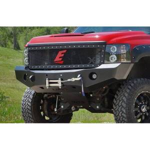 Expedition One CHV2500/3500-07-14-FB-BARE RangeMax Front Bumper for Chevy Silverado 2500HD/3500 2007-2014 - Bare Steel