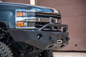 Expedition One - Expedition One CHV2500/3500-15-19-FB-BARE Front Bumper for Chevy Silverado 2500HD/3500 2015-2019 - Bare Steel - Image 2