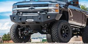 Expedition One - Expedition One CHV2500/3500-15-19-FB-PC Front Bumper for Chevy Silverado 2500HD/3500 2015-2019 - Textured Black Powder Coat - Image 3