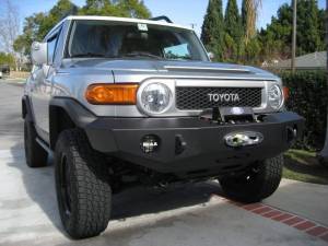 Expedition One - Expedition One FJC-FB-H-BARE Trail Series Front Bumper with Single Hoop for Toyota FJ Cruiser 2007-2014 - Bare Steel - Image 2