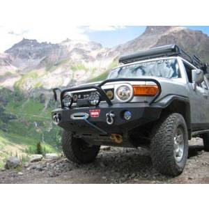 Expedition One - Expedition One FJC-FB-KD-BARE Trail Series Kodiak Style Front Bumper for Toyota FJ Cruiser 2007-2023 - Bare Steel - Image 3