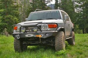 Expedition One - Expedition One FJC-FB-KD-BARE Trail Series Kodiak Style Front Bumper for Toyota FJ Cruiser 2007-2023 - Bare Steel - Image 4