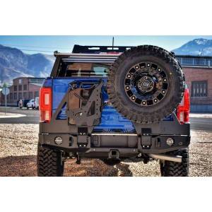 Expedition One - Expedition One FORDRNGR-2019+-RB-BARE RangeMax Rear Bumper for Ford Ranger 2019-2022 - Bare Steel - Image 1