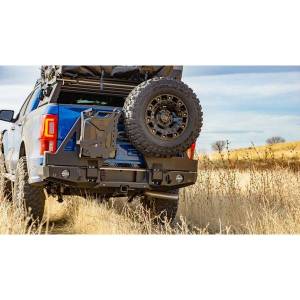 Expedition One - Expedition One FORDRNGR-2019+-RB-DSTC-PC RangeMax Rear Bumper with Dual Swing Out Tire Carrier for Ford Ranger 2019-2022 - Textured Black Powder Coat - Image 4