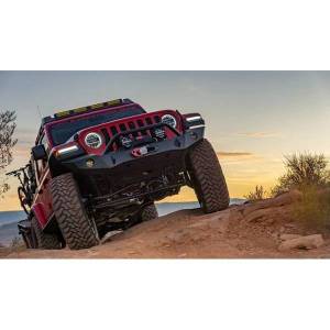 Expedition One - Expedition One JEEP-JKJLG-TS2-FB-PC Trail Series 2 Front Bumper for Jeep 2007-2023 - Textured Black Powder Coat - Image 4
