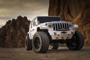 Expedition One - Expedition One JEEP-JKJLG-TS2-STUBBY-FB-H-BARE Trail Series 2 Stubby Front Bumper with Single Hoop for Jeep 2012-2023 - Bare Steel - Image 4