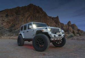 Expedition One - Expedition One JEEP-JKJLG-TS2-STUBBY-FB-H-BARE Trail Series 2 Stubby Front Bumper with Single Hoop for Jeep 2012-2023 - Bare Steel - Image 5