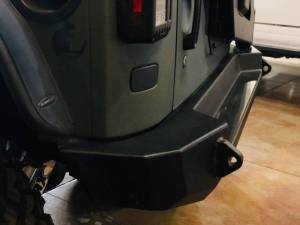 Expedition One - Expedition One JK-CCS-RB-BARE Classic Core Series Rear Bumper for Jeep Wrangler JK 2007-2018 - Bare Steel - Image 4