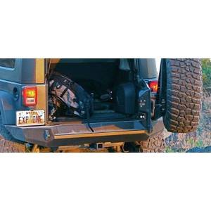 Expedition One JK-CTS-RB-BARE Classic Trail Series Rear Bumper for Jeep Wrangler JK 2007-2018 - Bare Steel