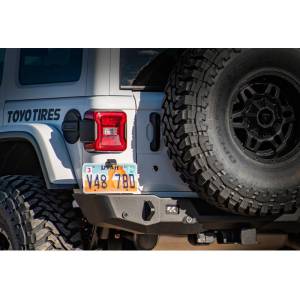 Expedition One - Expedition One JL-LPB-DS License Plate Relocation Mount for Jeep Wrangler JL 2018-2024