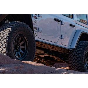 Expedition One - Expedition One JL-RG-2D-PC 2 Door Rocker Guards for Jeep Wrangler JL 2018-2024 - Textured Black Powder Coat - Image 2