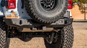 Expedition One - Expedition One JL18-CS2-RB-STC-BARE Core Series 2 Rear Bumper with Smooth Motion Tire Carrier System for Jeep Wrangler JL 2018-2024 - Bare Steel - Image 2