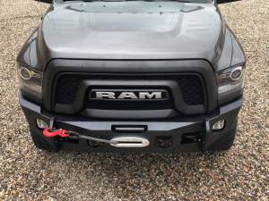 Expedition One - Expedition One RAM25/35-ULTRFB-BGPW-EF-BARE RangeMax Ultra Front Bumper for Dodge Ram 2500/3500 2010-2018 - Bare Steel - Image 2