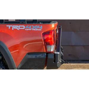 Expedition One - Expedition One TACO16+RB-DSTC-PC Trail Series Rear Bumper with Dual Swing Out Tire Carrier for Toyota Tacoma 2016-2023 - Textured Black Powder Coat - Image 4