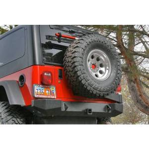 Expedition One - Expedition One TJ-RB-BARE Trail Series Rear Bumper for Jeep Wrangler TJ 1997-2006 - Bare Steel - Image 2