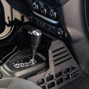 DV8 Offroad - DV8 Offroad CCJK-01 Center Console Molle Panels with Device Bridge for Jeep Wrangler JK 2007-2018 - Image 13