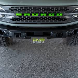 DV8 Offroad - DV8 Offroad LPBR-04 Capable Front Bumper License Plate Mount for Ford Bronco 2021-2024 - Image 11