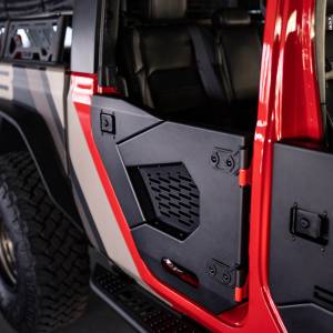 DV8 Offroad - DV8 Offroad HDJL-02R Spec Series Rear Half Doors for Jeep Wrangler JL/4Xe/Rubicon 392/Gladiator JT 2018-2024 - Image 6