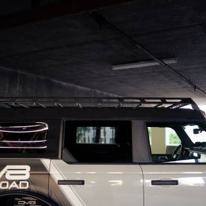 DV8 Offroad - DV8 Offroad RRBR-01 Soft Top Roof Rack for 4-Door Ford Bronco 2021-2024 - Image 9