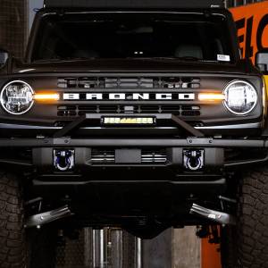DV8 Offroad - DV8 Offroad LBBR-04 Factory Modular Front Bumper with Bull Bar for Ford Bronco 2021-2024 - Image 7
