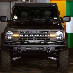 DV8 Offroad - DV8 Offroad LBBR-04 Factory Modular Front Bumper with Bull Bar for Ford Bronco 2021-2024 - Image 9