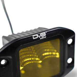 DV8 Offroad - DV8 Offroad BE3FMW40W-A Elite Series LED Amber Flush Mount Pod Light - Image 4
