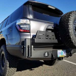 TrailReady - TrailReady 75600 Rear Bumper with Spare Tire Carrier for Toyota 4Runner 2014-2021 - Image 3