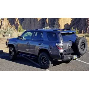 TrailReady 75600 Rear Bumper with Spare Tire Carrier for Toyota 4Runner 2014-2021