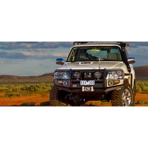 ARB 4x4 Accessories - ARB 3417300 Deluxe Front Bumper with Bull Bar for Nissan Patrol 2004-2021 - Image 3