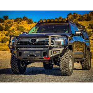 Expedition One - Expedition One TT22+UFB-BARE Ultra Front Bumper for Toyota Tundra 2022-2024 - Bare Metal - Image 2