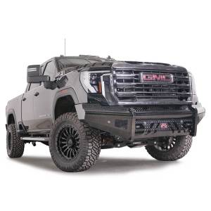 Fab Fours - Fab Fours GM24-S6261-1 Black Steel Front Bumper for GMC Sierra 2500/3500 2024 - Image 3