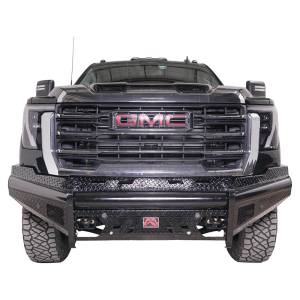 Fab Fours - Fab Fours GM24-S6261-1 Black Steel Front Bumper for GMC Sierra 2500/3500 2024 - Image 1