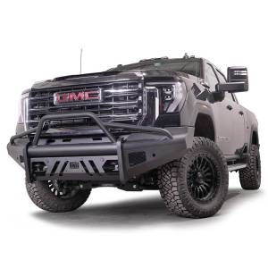 Fab Fours - Fab Fours GM24-Q6262-1 Black Steel Elite Front Bumper with Pre-Runner Guard for GMC Sierra 2500/3500 2024 - Image 3
