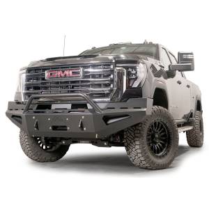 Fab Fours - Fab Fours GM24-RS6262-1 Red Steel Front Bumper with Pre-Runner Guard for GMC Sierra 2500HD/3500 2024 - Image 2