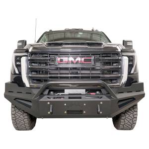 Fab Fours GM24-RS6262-1 Red Steel Front Bumper with Pre-Runner Guard for GMC Sierra 2500HD/3500 2024