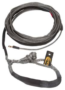 Daystar KU10404BK 80 Foot Winch Rope with shackle End 3/8 x 80 Foot Black